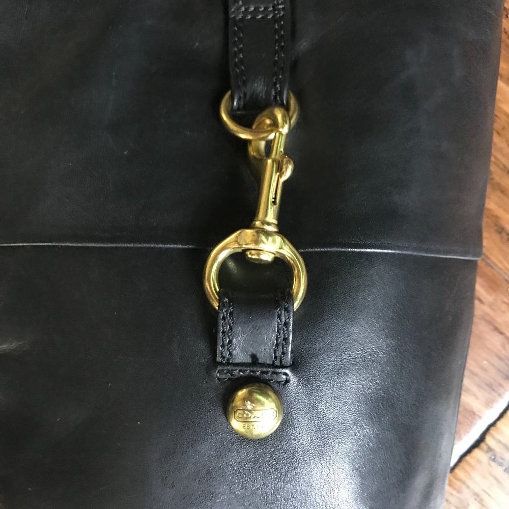 COACH MARTTA Black Leather Boots - Picture 7 of 8